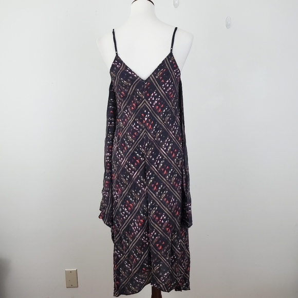 HD In Paris Estrella Silk Dress Anthro - Picture 12 of 16